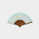 WOMEN'S PAPER FAN WATERSIDE SMALL CHRYSANTHEMUM [HAND FAN]