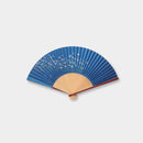WOMEN'S PAPER FAN AKISAKURA NAVY BLUE [HAND FAN]