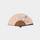 WOMEN'S SILK FAN PAPER-CUTTING CHERRY BLOSSOMS [HAND FAN]