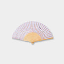 WOMEN'S SILK FAN HANANO'S BUTTERFLY MAUVE [HAND FAN]