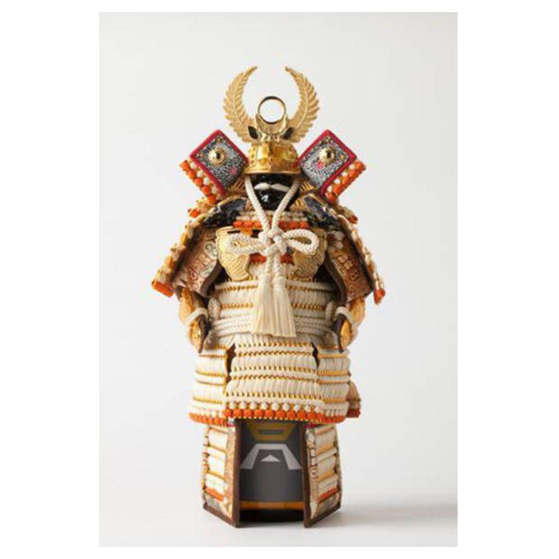 BOTTLE ARMOR MINI IEYASU TOKUGAWA (GOLD), Sake Bottle Holder, Samurai