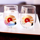 SHUN JAPAN MT. FUJI MAGIC (2 PIECES), Free Glass, Mino Ware