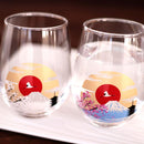SHUN JAPAN MT. FUJI MAGIC (2 PIECES), Free Glass, Mino Ware