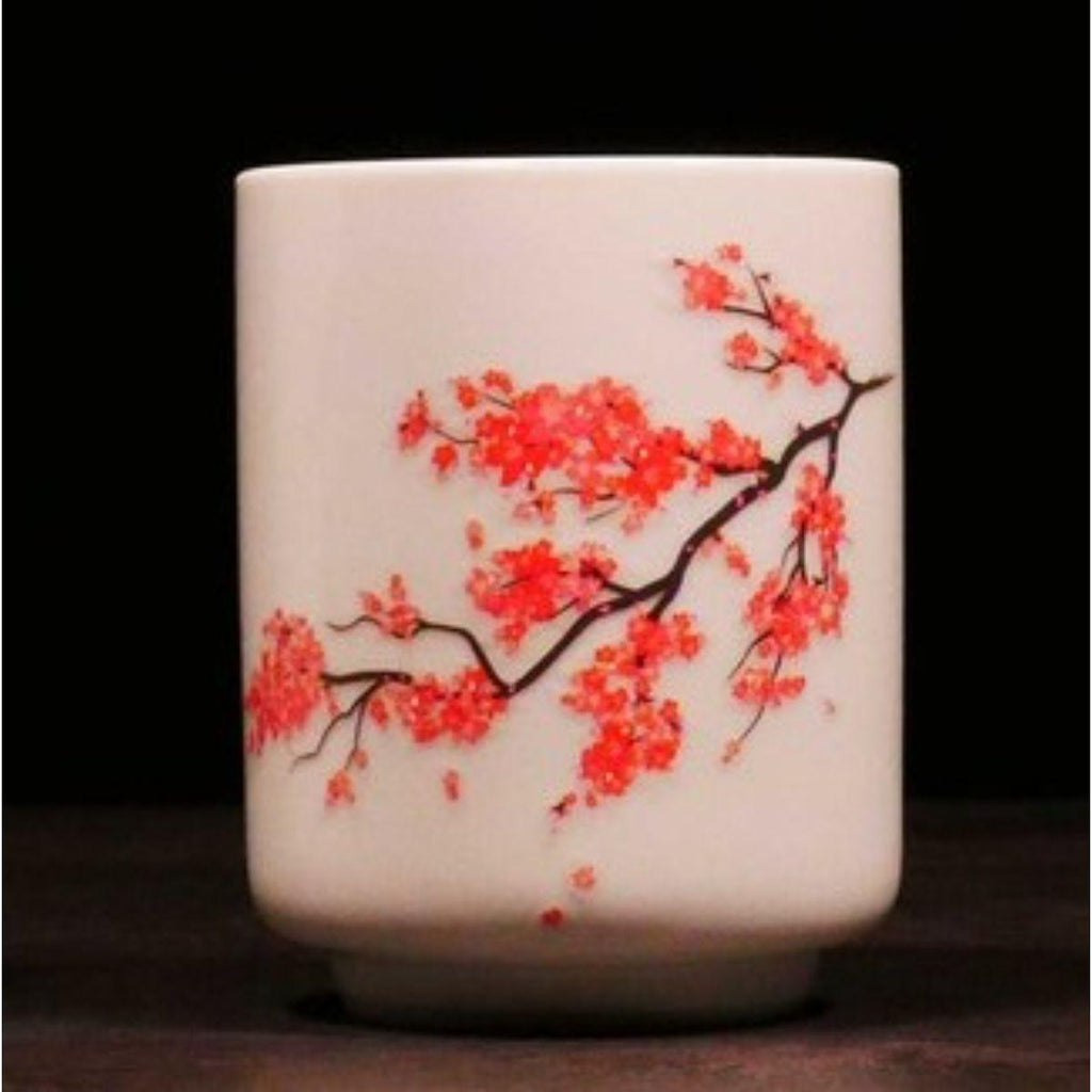 SAKURA Wood Tea Cup - Handcrafted by artisan with Japanese cherry