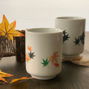 SHUN JAPAN AUTUMN LEAVES MAGIC YUNOMI, Tea Cup, Mino Ware