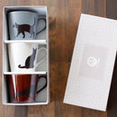 COLOR & DESIGN CHANGE CAT (3 PIECES), Mug, Mino Ware