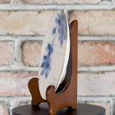 BLUE ROSE CUP & SAUCER, DESSERT PLATE, Porcelain