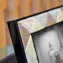 木目込みフォトフレーム (シルバー) | 江戸木目込み【トレイ】