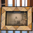 木目込みフォトフレーム (シルバー) | 江戸木目込み【トレイ】