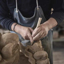 鬼瓦家守 (新東) 室内に飾るからす天狗の鬼瓦：加藤佳敬【三州鬼瓦】