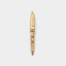 MAKIE BALLPOINT PEN FAN SURFACE (Gold), Kanazawa Gold Leaf