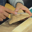 MANEKI NEKO, FENG SHUI (BLUE) SELF-CONTROL PATIENCE, Beckoning Lucky Cat, Edo Art Dolls