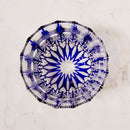 凛然 ロックグラス ‐rin zen- (青)【切子】