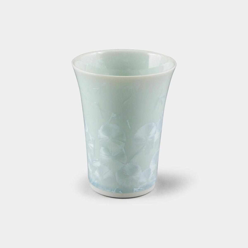 陶葊 花結晶 (白) フリーカップ【京焼-清水焼】