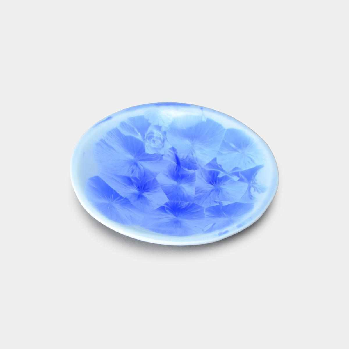 陶葊 花結晶 三寸皿 (5点セット)【京焼-清水焼】 ｜ARTISAN