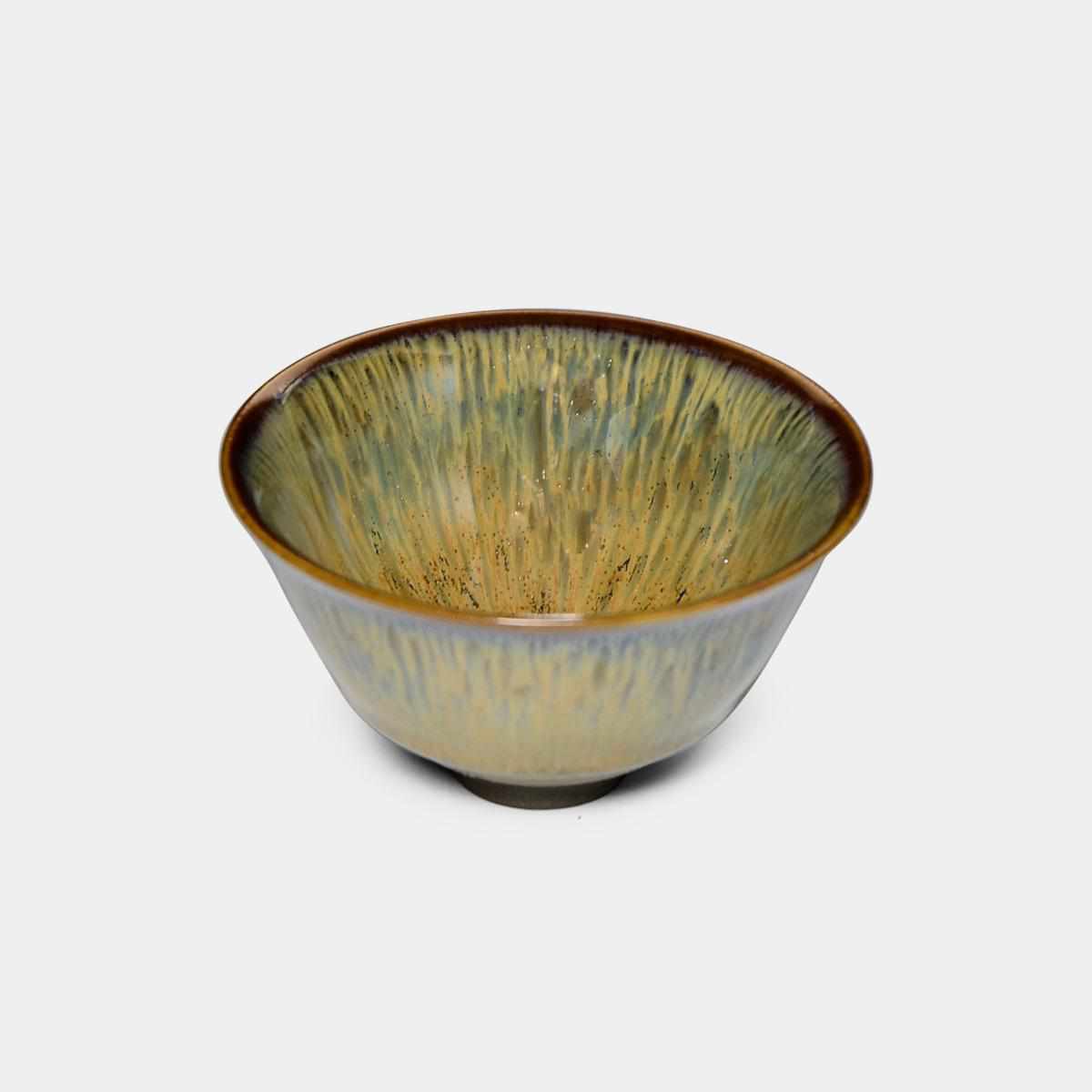 陶葊 黄瀧天目 盃【京焼-清水焼】 ｜ARTISAN