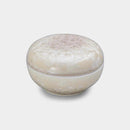 陶葊 花結晶 (茶) 小鉢 (蓋物)【京焼-清水焼】