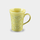 FLOWER CRYSTAL (YELLOW) MUG, Kyoto Ware, Kiyomizu Ware