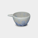 FLOWER CRYSTAL (GINFUJI) KATAKUCHI, Sake Bottle, Kyo Ware, Kiyomizu Ware