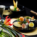 箔一 おぼろ月 ボウル8寸 (漆)【金沢箔】