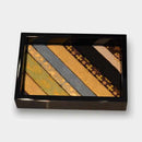 木目込みトレイ (漆 黒) Ｓ | 江戸木目込み【トレイ】