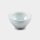FLOWER CRYSTAL (WHITE) GUINOMI, Sake Cup, Kyoto Ware, Kiyomizu Ware