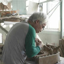 鬼瓦家守 (新東) 室内に飾る三面鬼瓦：萩原尚【三州鬼瓦】