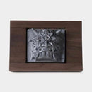 鬼瓦家守 (新東) 室内に飾る三面鬼瓦：萩原尚【三州鬼瓦】