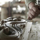 鬼瓦家守 (新東) 室内に飾る宝珠鬼瓦：服部秋彦【三州鬼瓦】