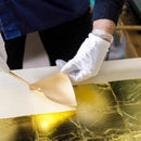 箔一 蒔絵ボールペン 千羽鶴 (金)【金沢箔】