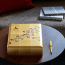 MAKIE BALLPOINT PEN FAN SURFACE (Gold), Kanazawa Gold Leaf