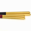 COUPLE CHOPSTICKS / CHOPSTICK REST SET SHIZUKU (GOLD), Kanazawa Gold Leaf