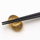 COUPLE CHOPSTICKS / CHOPSTICK REST SET INTRUSION (GOLD), Kanazawa Gold Leaf