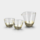 PENETRATION SAKE SET CHAMPAGNE GOLD, Sake bottle, Kanazawa Gold Leaf