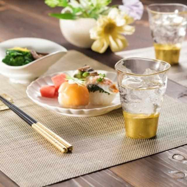 箔一 貫入 タンブラーグラス (2個)【金沢箔】 ｜ARTISAN