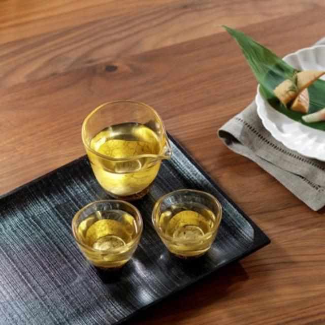 PENETRATION SAKE SET, Sake bottle, Kanazawa Gold Leaf
