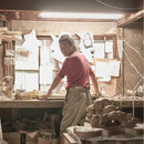 鬼瓦家守 (新東) 室内に飾る笑鬼瓦：山下敦【三州鬼瓦】