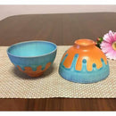 HIBIKI ASAI TEA BOWL (2 PIECE SET), Rice Bowl, Kyoto Ware, Kiyomizu Ware