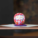 EDO DARUMA (LARGE) YUZEN RED AND WHITE, Edo Art Dolls