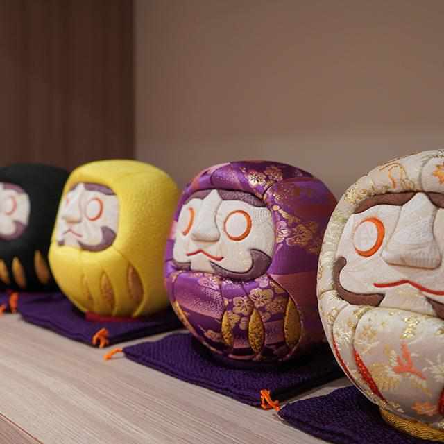 EDO DARUMA (LARGE) YUZEN HANA, Edo Art Dolls