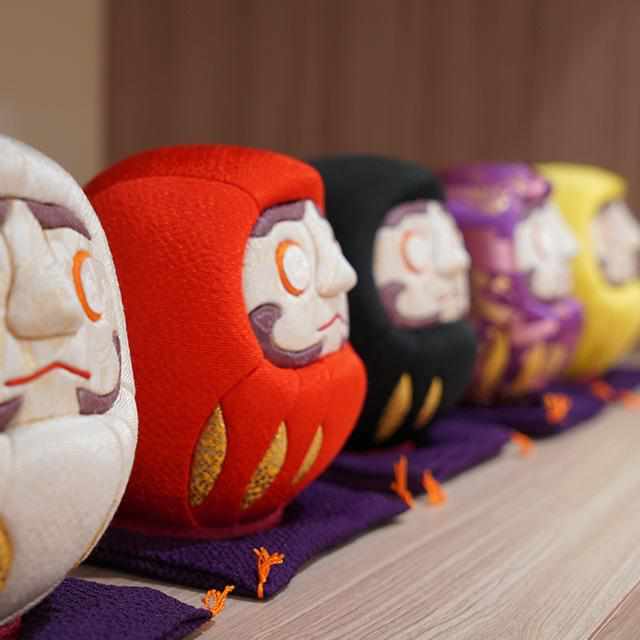 EDO DARUMA (LARGE) YUZEN HANA, Edo Art Dolls