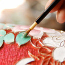 PENDANT BALL PATTERN RED, Necklace, Owari Cloisonne