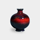 WIRELESS CLOISONNE UNIVERSE 4.5 TAMAGATA YO (RED) SINGLE-WHEEL INSERTION, Vase, Owari Cloisonne