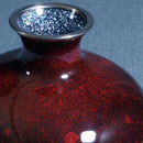WIRELESS CLOISONNE UNIVERSE 4.5 TAMAGATA YO (RED) SINGLE-WHEEL INSERTION, Vase, Owari Cloisonne