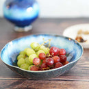 菓子器 宙(紺) | 無線銀貼七宝【お皿】