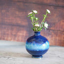 WIRELESS CLOISONNE UNIVERSE 4.5 TAMAGATA SORA (NAVY BLUE) SINGLE-WHEEL INSERTION, Vase, Owari Cloisonne