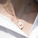 PENDANT SAKURA, Necklace, Owari Cloisonne