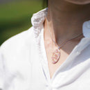 極上 蝶々 紫 | 有線本七宝【ペンダント】