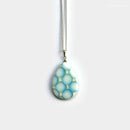 PENDANT BALL PATTERN BLUE, Necklace, Owari Cloisonne