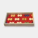 WOOD TRAY (LACQUER TEA) M, Jewelry Box, Jewelry Organizers, Edo Art Dolls